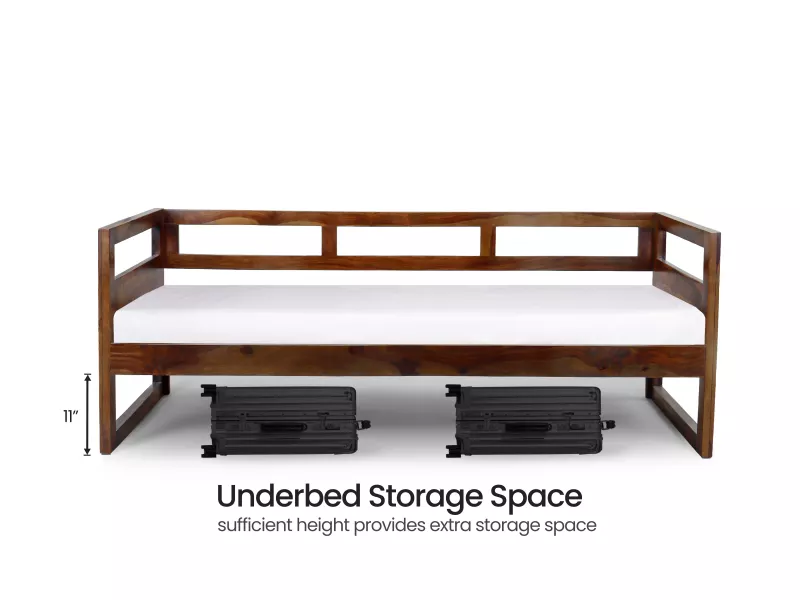 Hugo Solid Wood Sofa Cum Bed